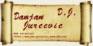 Damjan Jurčević vizit kartica